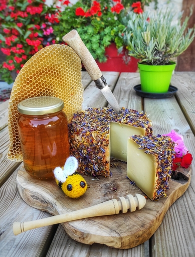 ferme ametzalde fromage aux fleurs et miel brebis bio idoki